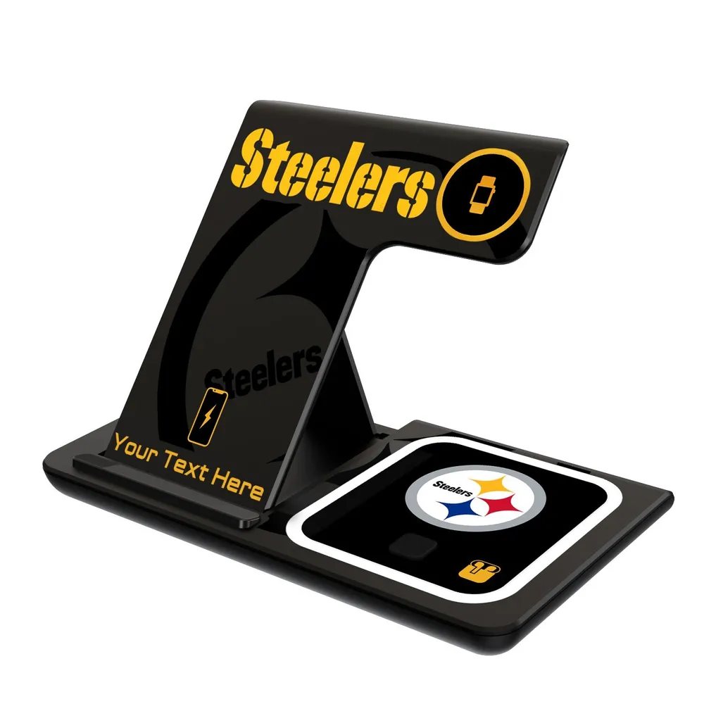 Lids Pittsburgh Steelers Personalized 3-in-1 Charging Station