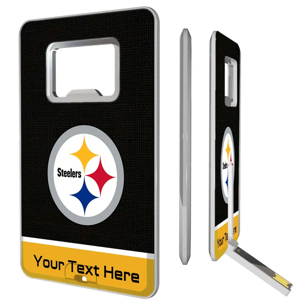 Lids Pittsburgh Steelers Personalized Credit Card USB Drive & Bottle Opener