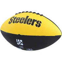 Ballon de football junior avec logo Pinwheel des Steelers de Pittsburgh