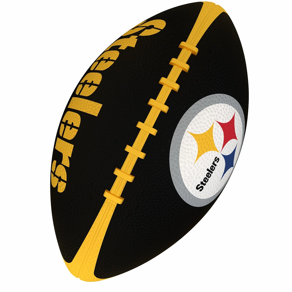 Ballon de football junior avec logo Pinwheel des Steelers de Pittsburgh