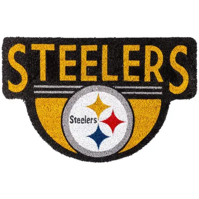 Pittsburgh Steelers Shaped Coir Doormat