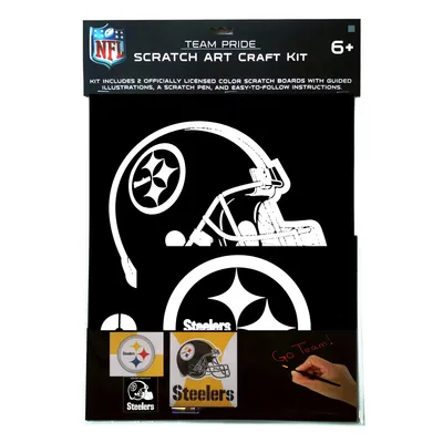 Pittsburgh Steelers Team Pride Scratch Art Craft Kit