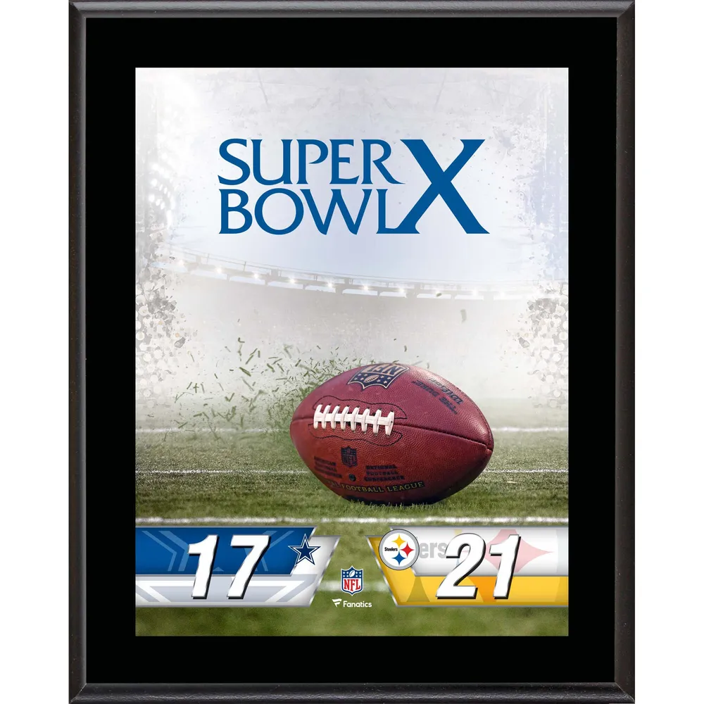 Fanatics Authentic Dallas Cowboys vs. Pittsburgh Steelers Super