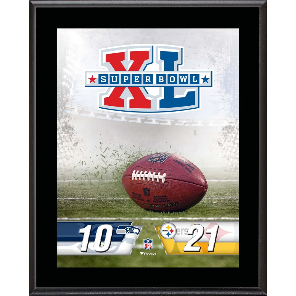 Seattle Seahawks vs. Denver Broncos Super Bowl XLVIII 10.5 x 13  Sublimated Plaque