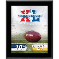 Fanatics Authentic Seattle Seahawks vs. Denver Broncos Super Bowl XLVIII  10.5 x 13 Sublimated Plaque