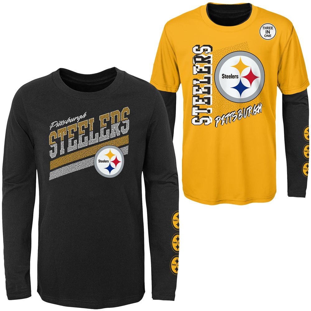 Outerstuff Preschool Gold/Black Pittsburgh Steelers For the Love