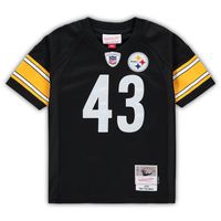 Preschool Mitchell & Ness Troy Polamalu Black Pittsburgh Steelers Retired Legacy Jersey