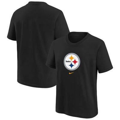 Preschool Nike Black Pittsburgh Steelers Team Wordmark T-Shirt