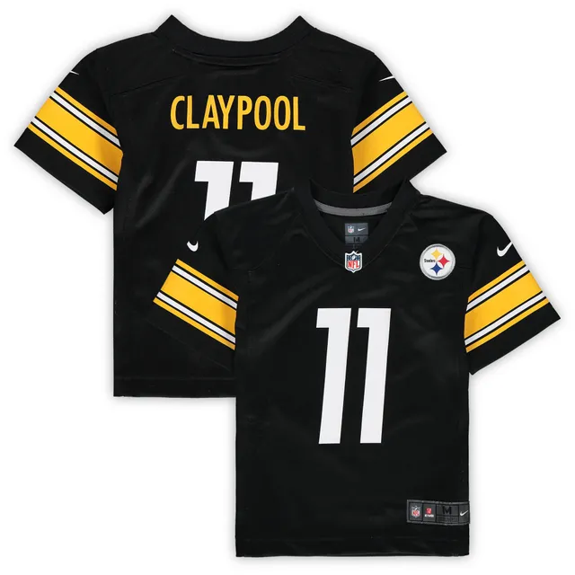 Men's Nike Chase Claypool Black Pittsburgh Steelers Game Jersey