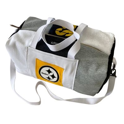 Refried Apparel Pittsburgh Steelers Sustainable Upcycled Duffle Bag