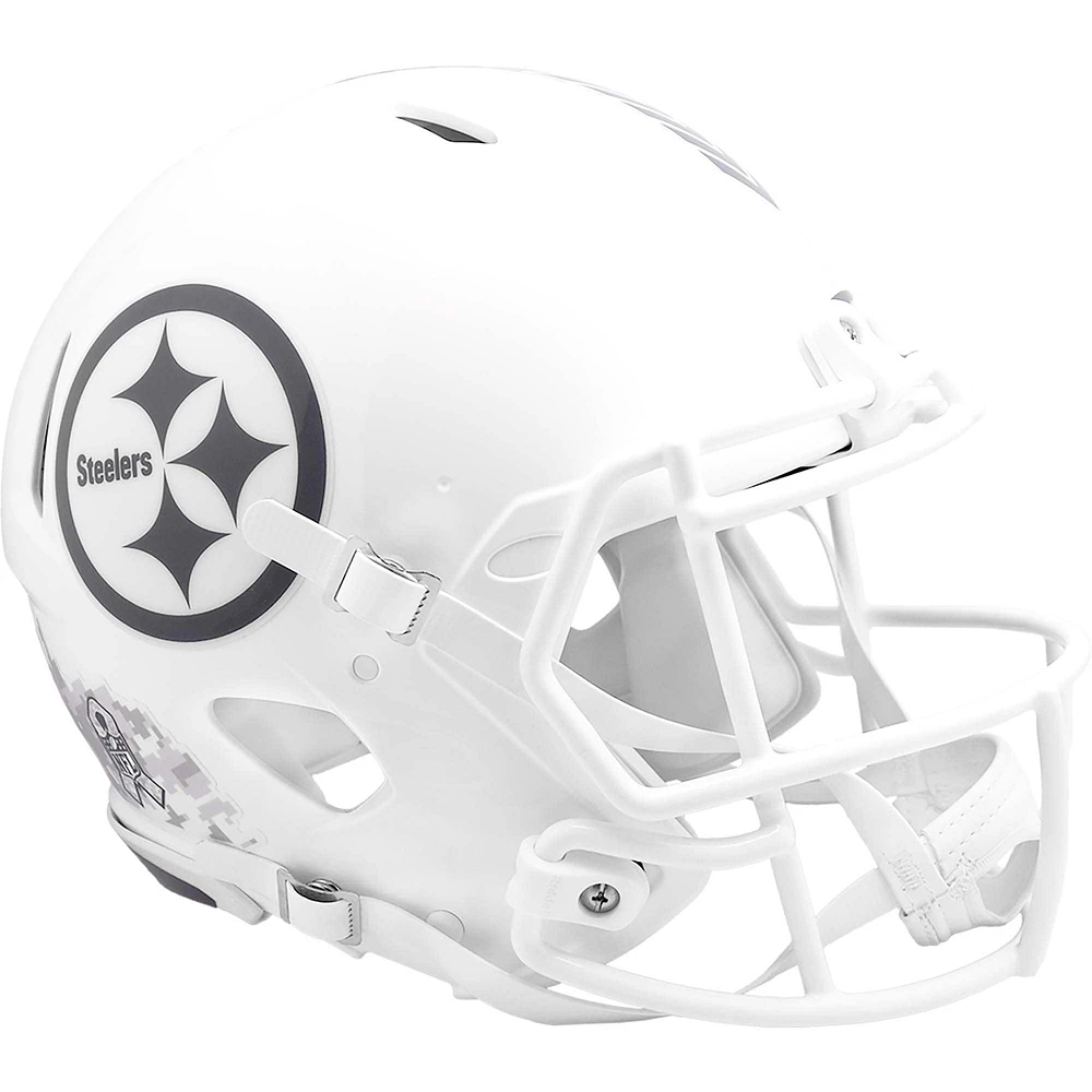 Casque authentique Riddell Pittsburgh Steelers Salute To Service Speed ​​2024