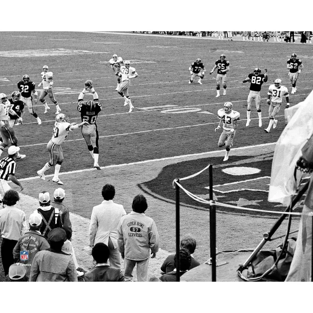 Terry Bradshaw & Lynn Swann Pittsburgh Steelers Autographed 16 x 20 Black White Photograph