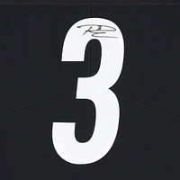 Maillot Nike Elite noir autographié par Russell Wilson des Pittsburgh Steelers