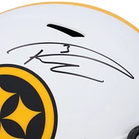Casque Lunar Speed ​​authentique autographié par Russell Wilson des Pittsburgh Steelers