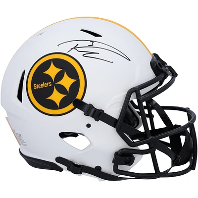 Casque Lunar Speed ​​authentique autographié par Russell Wilson des Pittsburgh Steelers