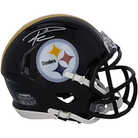Casque Speed ​​Mini autographié par Russell Wilson des Pittsburgh Steelers
