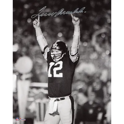 Terry Bradshaw Pittsburgh Steelers Autographed 16 x 20 Hand Off