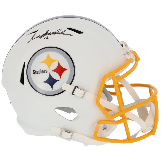 Shop Terry Bradshaw Pittsburgh Steelers Signed Black Speed Mini Helmet