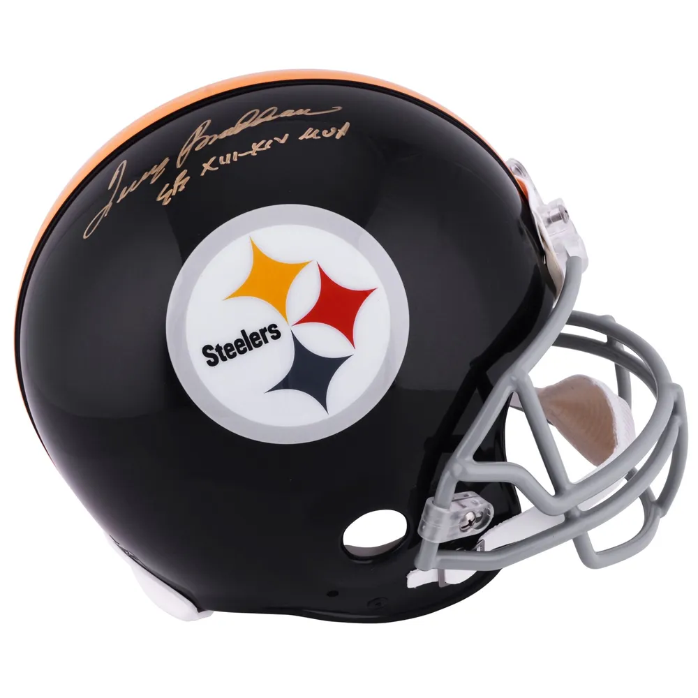 Terry Bradshaw Pittsburgh Steelers Autographed Riddell Speed