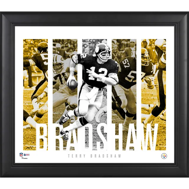 Lids Terry Bradshaw Pittsburgh Steelers Fanatics Authentic Framed