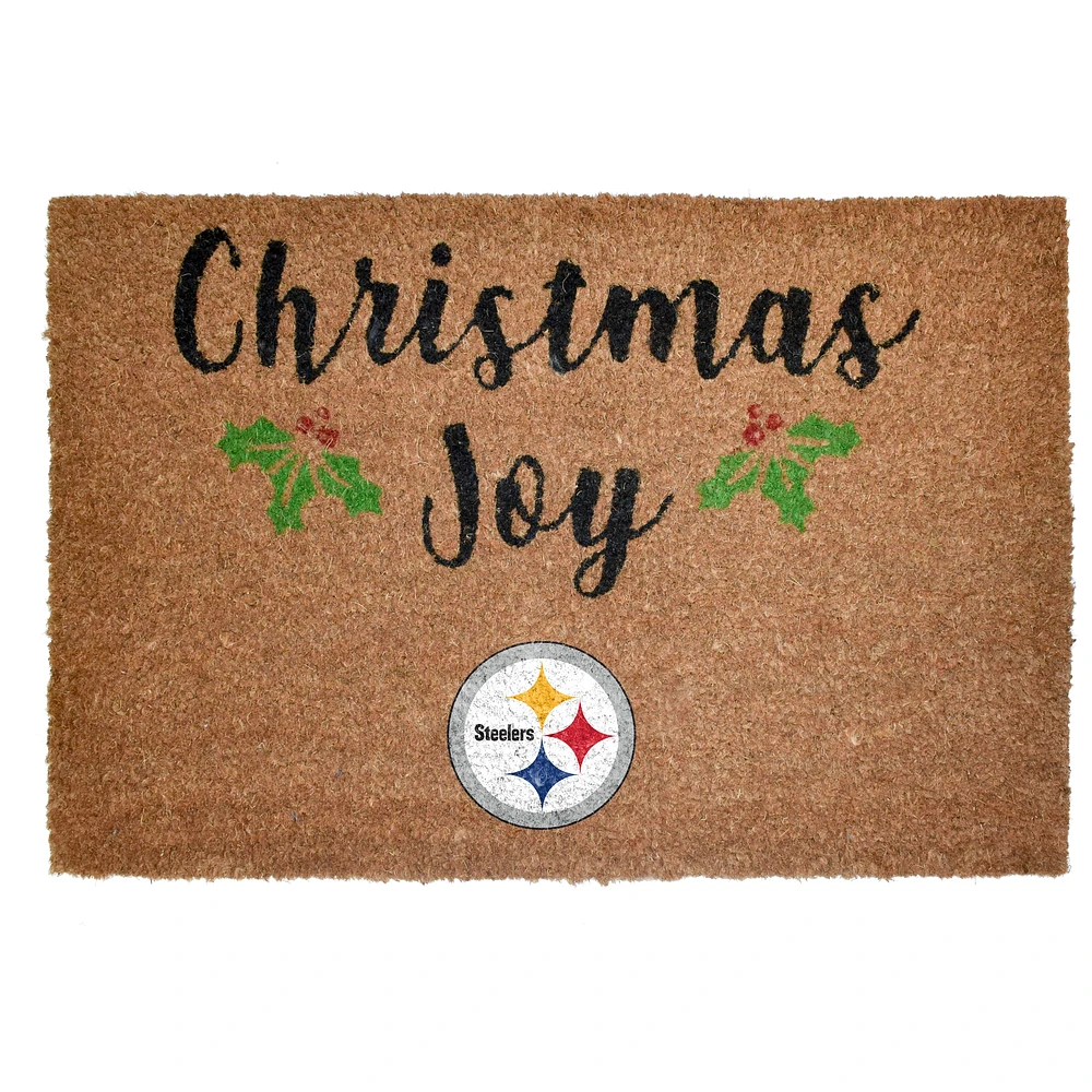 The Memory Company Paillasson de Noël 23 po x 35 po Pittsburgh Steelers