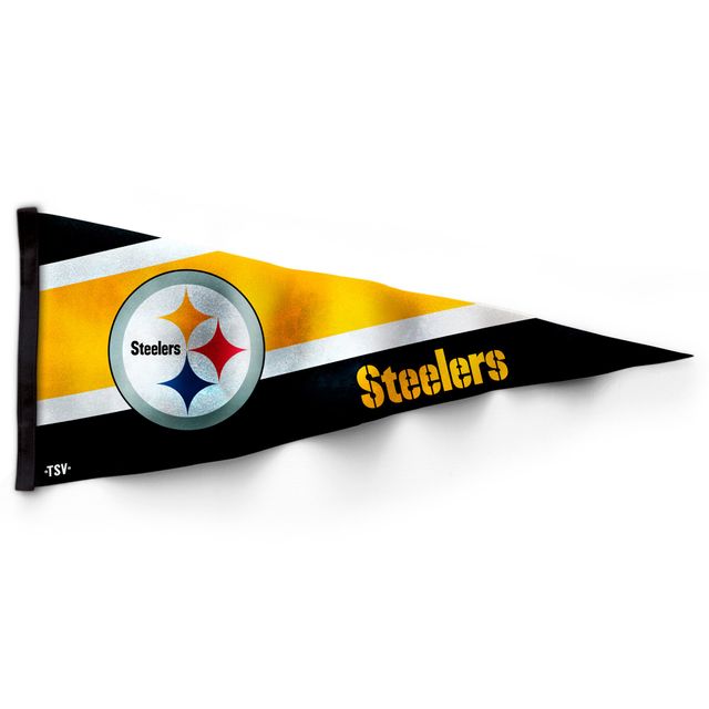 The Sports Vault Pittsburgh Steelers - Fanion de collection 12'' x 30''