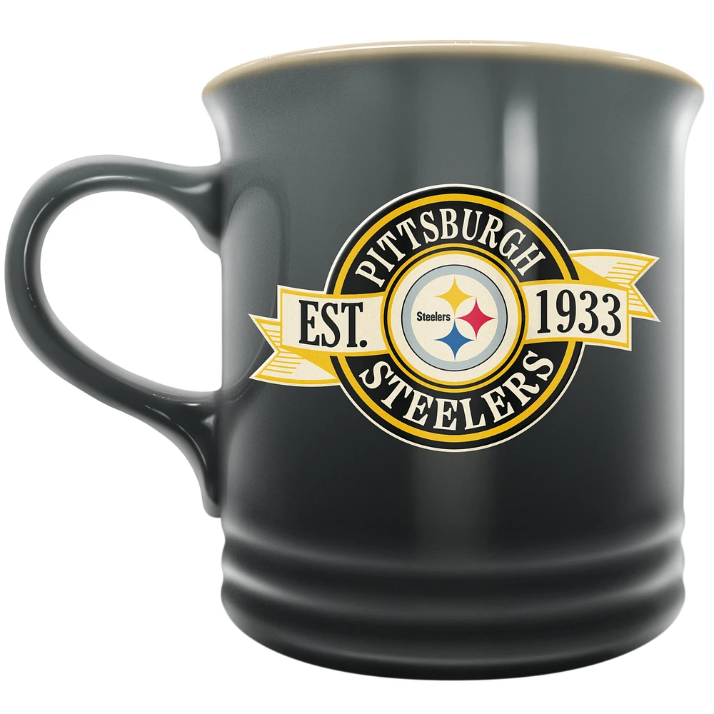 Le Sports Vault Pittsburgh Steelers 14 oz. Tasse en grès