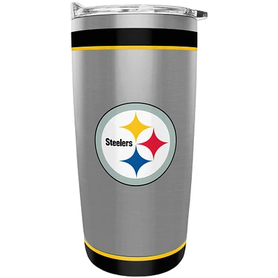 The Sports Vault Pittsburgh Steelers 20oz. Stainless Steel Tumbler