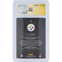 T.J. Watt Pittsburgh Steelers Autographed 2017 Panini Crown Royale #96 CGC Fanatics Witnessed Authenticated 10/10 Rookie Card