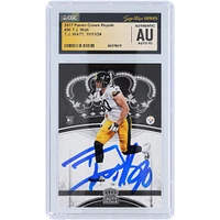 T.J. Watt Pittsburgh Steelers Autographed 2017 Panini Crown Royale #96 CGC Fanatics Witnessed Authenticated Auto 10 Rookie Card