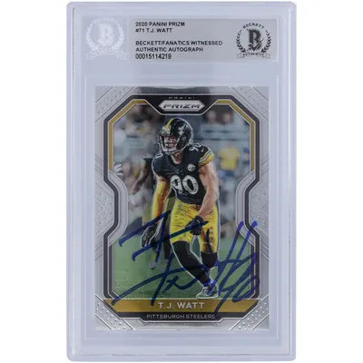 T.J. Watt Pittsburgh Steelers Fanatics Authentic Autographed White