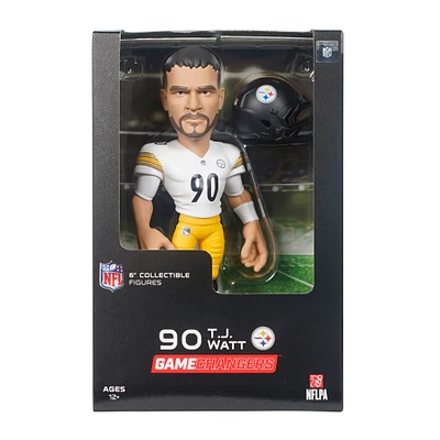 T.J. Watt Pittsburgh Steelers Series 5 GameChanger 6" Vinyl Figurine - Look for Rare Solid Color Variants