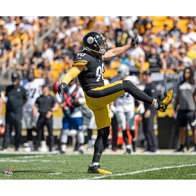 T.J. Watt Pittsburgh Steelers Unsigned on Line of Scrimmage Photograph