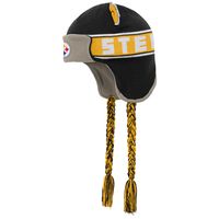 Outerstuff Toddler Boys and Girls Black Pittsburgh Steelers Wordmark Ears  Trooper Knit Hat