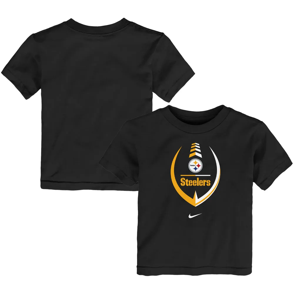 Lids Pittsburgh Steelers Nike Toddler Football Wordmark T-Shirt - Black