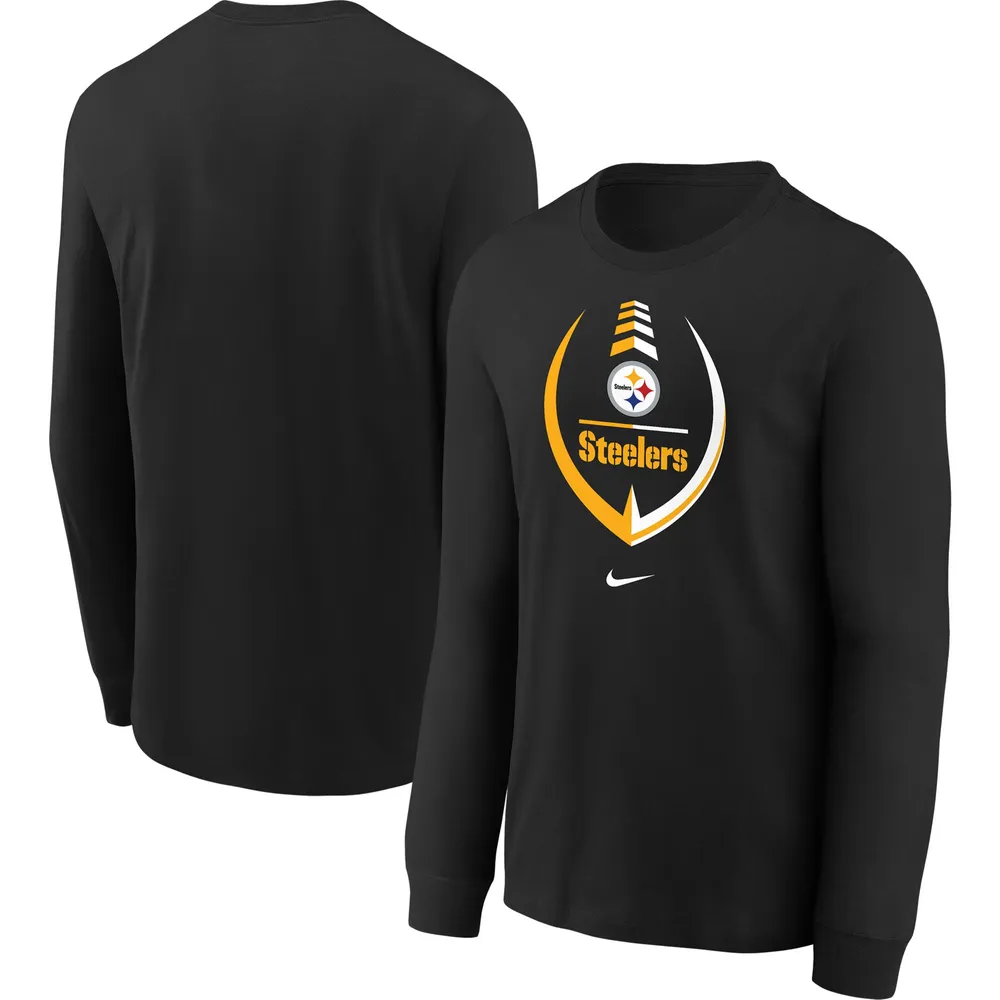 Lids Pittsburgh Steelers Nike Toddler Icon Long Sleeve T-Shirt - Black