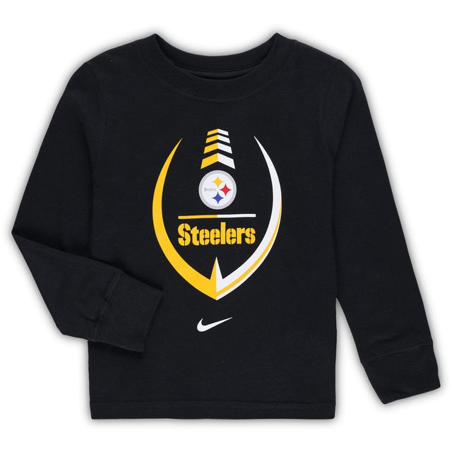 Toddler Pittsburgh Steelers Nike Black Icon T-Shirt