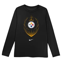 Toddler Nike Black Pittsburgh Steelers Legend Icon Long Sleeve T-Shirt