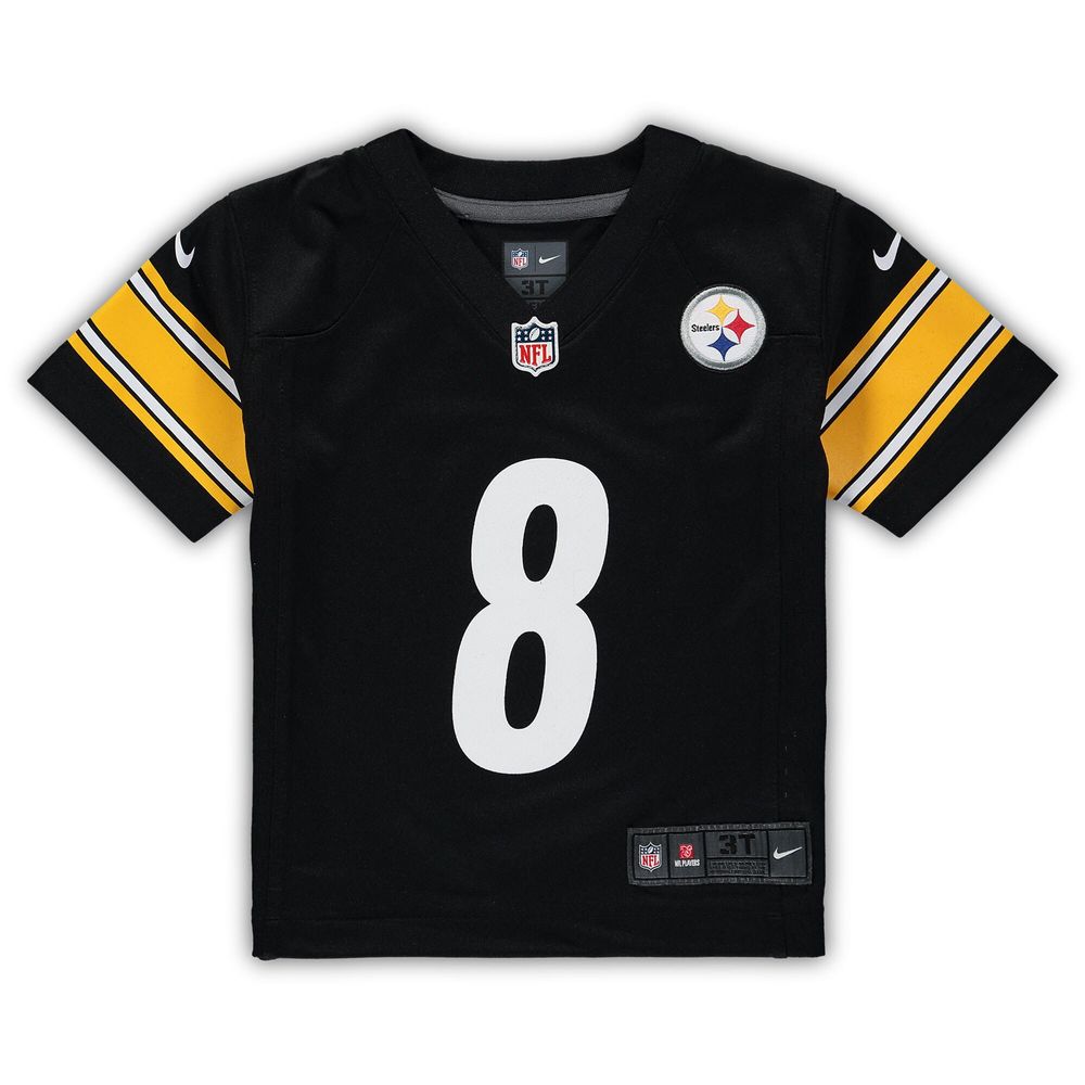 Toddler Nike Kenny Pickett Black Pittsburgh Steelers Game Jersey