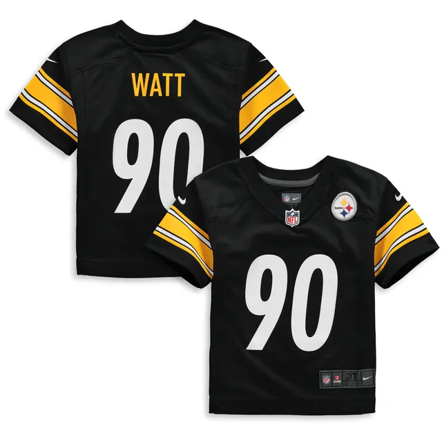 Youth Nike T.J. Watt Gold Pittsburgh Steelers Inverted Team Game Jersey