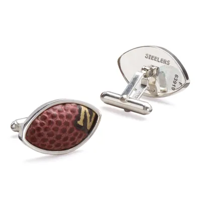 Pittsburgh Steelers Tokens & Icons Game-Used Football Cuff Links