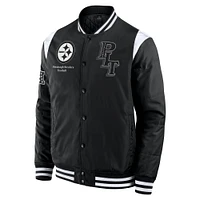 Unisex Fanatics  Black Pittsburgh Steelers Elements Elite Full-Snap Jacket