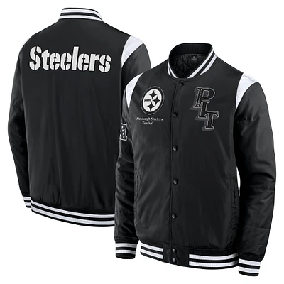 Unisex Fanatics  Black Pittsburgh Steelers Elements Elite Full-Snap Jacket