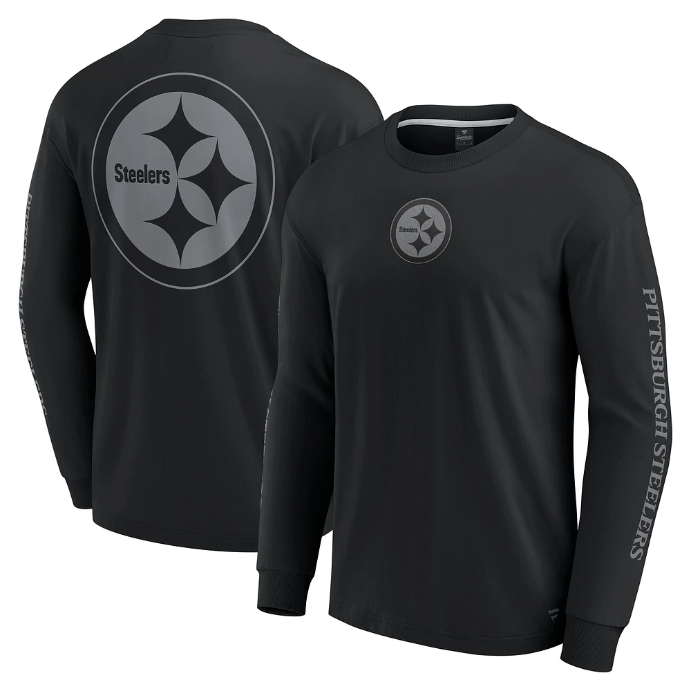 Unisex Fanatics Pittsburgh Steelers Elements Strive Long Sleeve T-Shirt