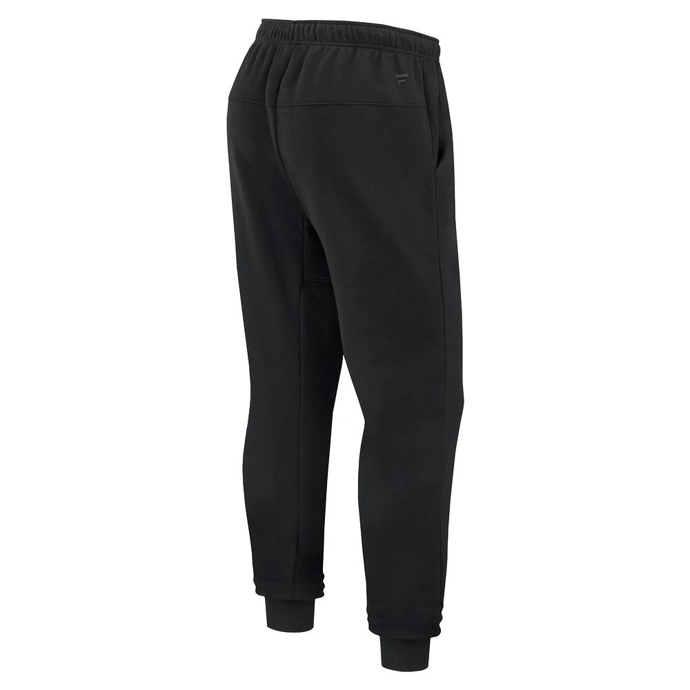 Unisex Fanatics Black Pittsburgh Steelers Elements Super Soft Fleece Jogger