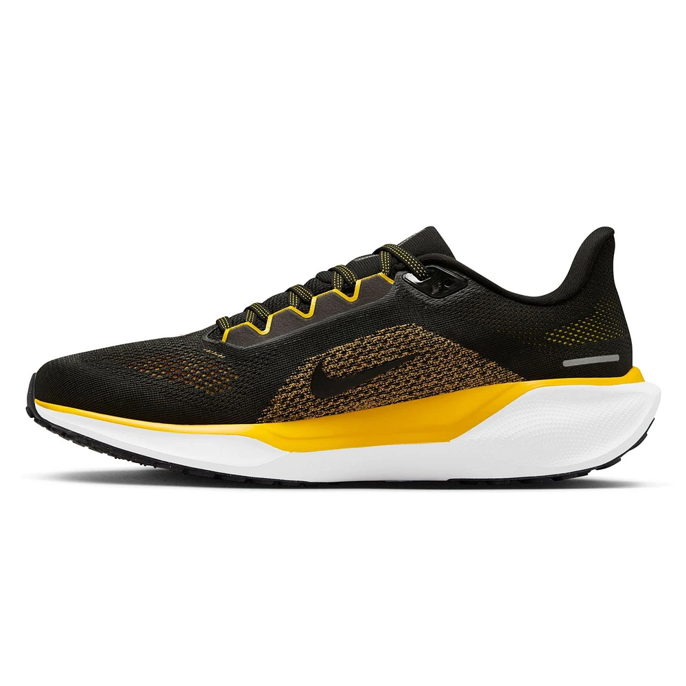 Unisex Nike Black Pittsburgh Steelers Zoom Pegasus 41 Running Shoes