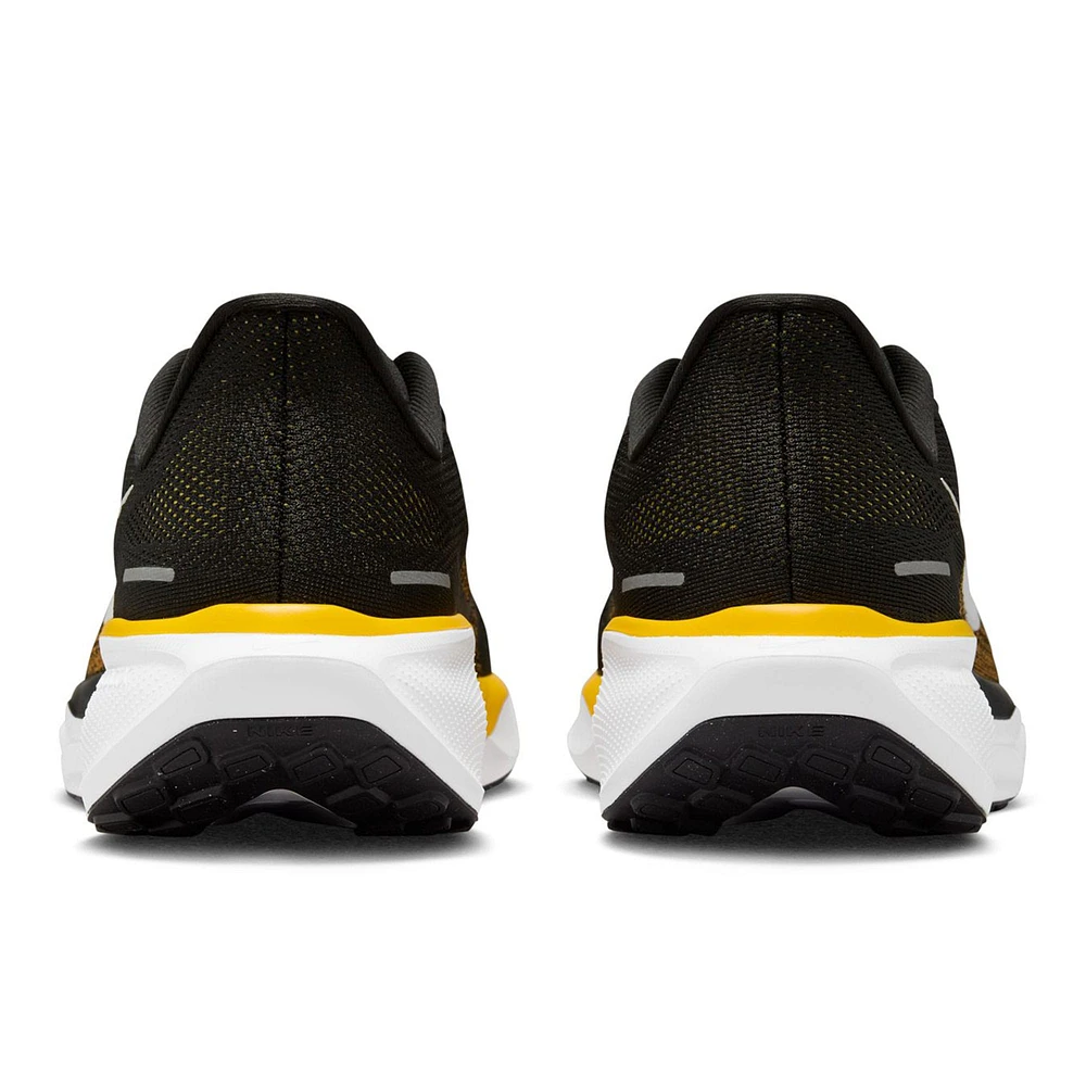 Chaussures de course unisexes Nike Zoom Pegasus 41 noires des Pittsburgh Steelers