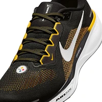 Chaussures de course unisexes Nike Zoom Pegasus 41 noires des Pittsburgh Steelers