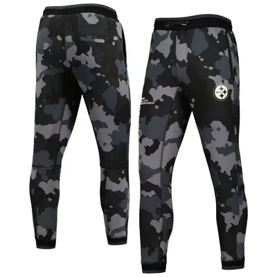 Pittsburgh Steelers The Wild Collective Unisex Camo Jogger Pants - Black
