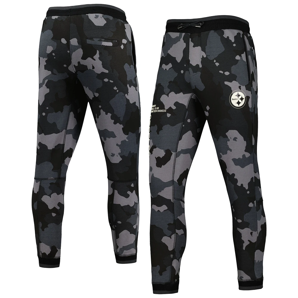 Pantalon de jogging camo unisexe The Wild Collective Pittsburgh Steelers noir